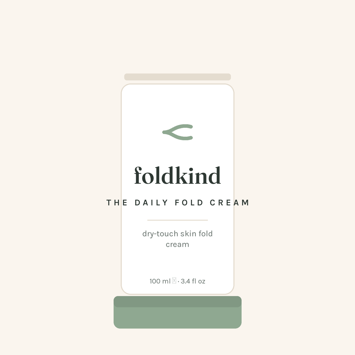 Foldkind The Daily Fold Cream — 100 ml tube