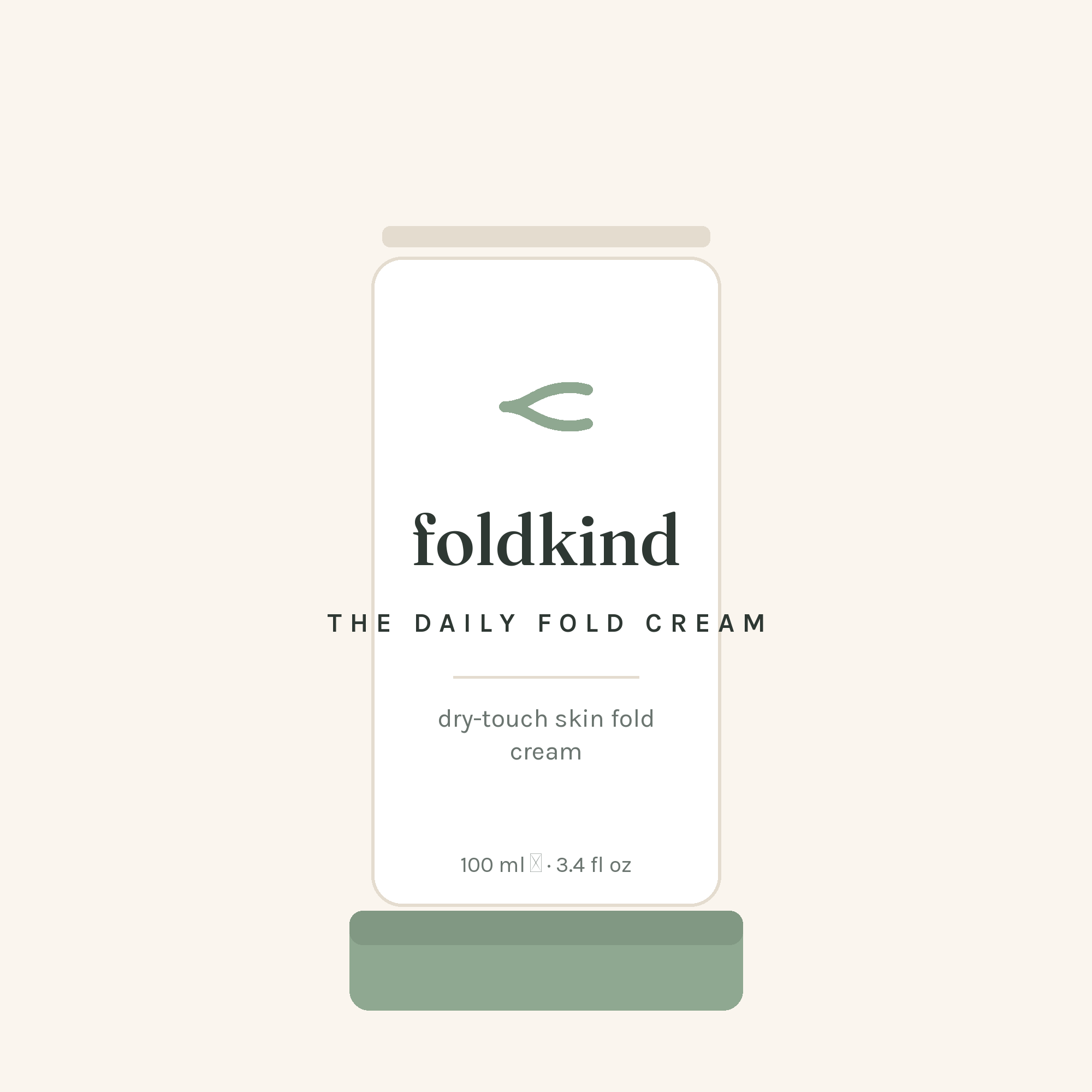 Foldkind The Daily Fold Cream — 100 ml tube Image