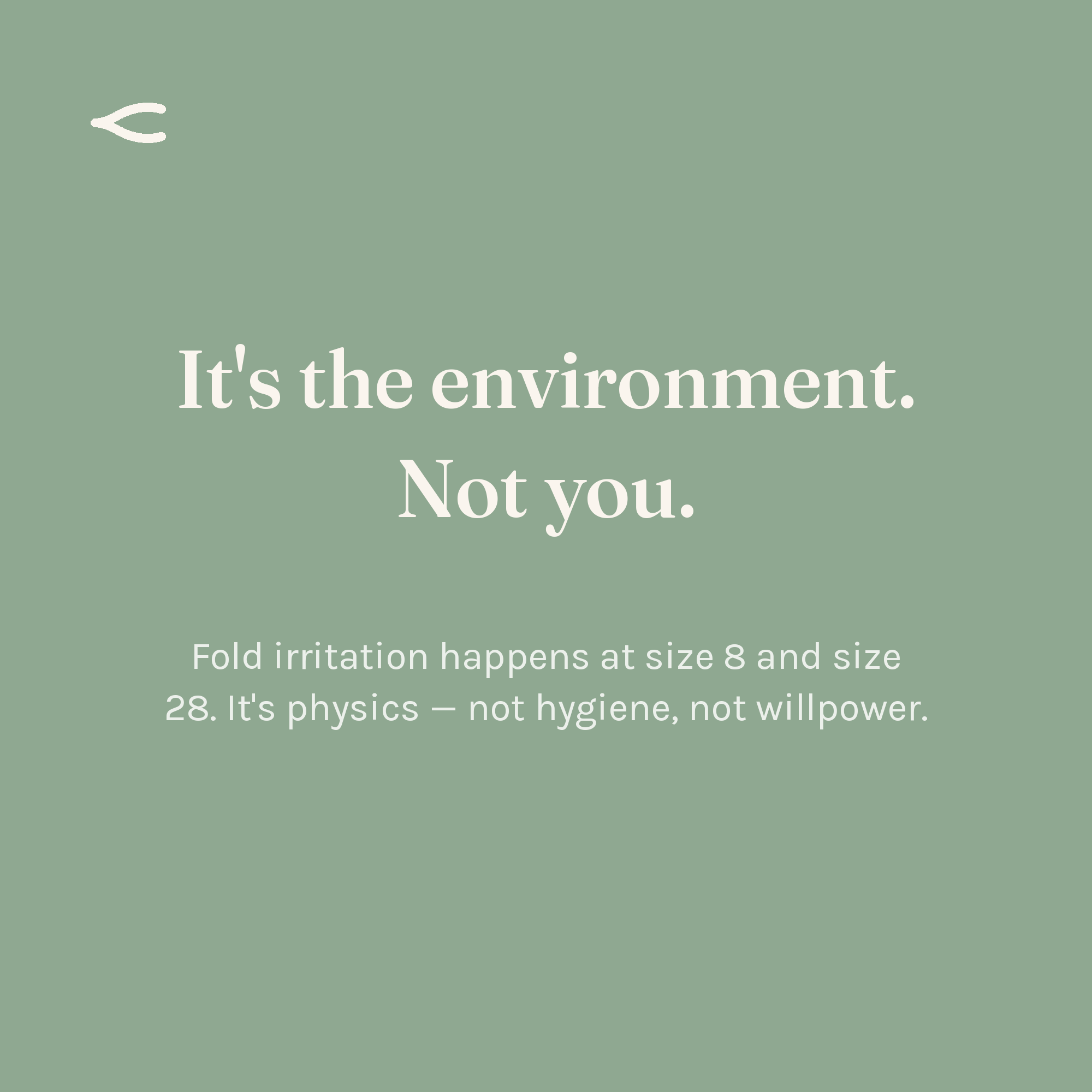 It's the environment, not you Image